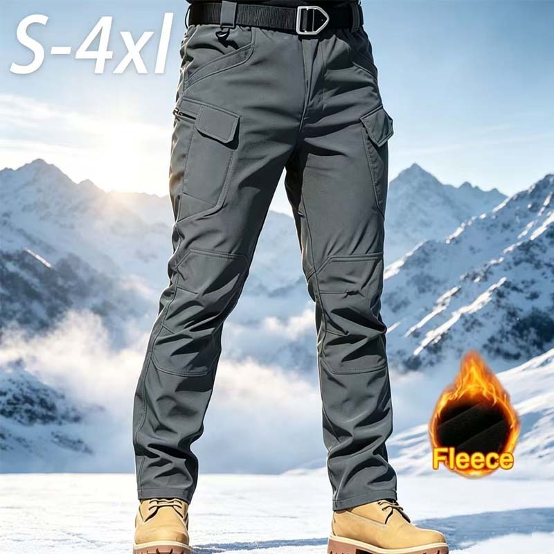 Winter Clothing Hiking - Men's Winter Fleece Cargo Pants Casual