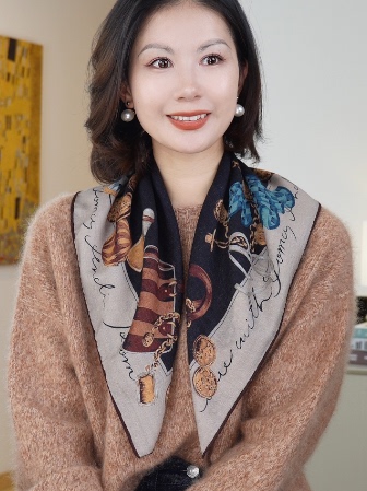 Women Neck Scarf 65CM Luxury W - Winter Clothing Hong Kong 评论和价格