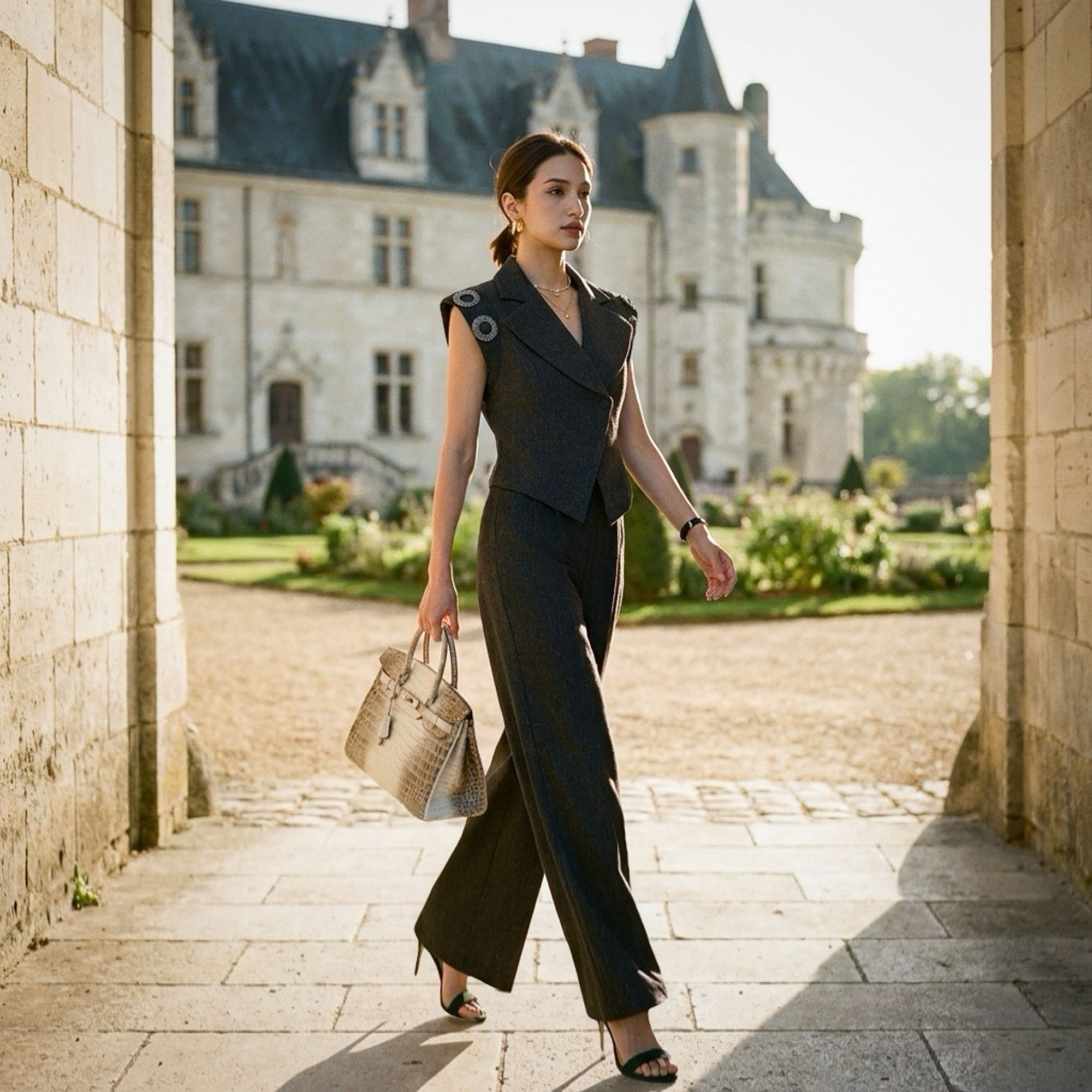 Elegant Blazer Vest Suit Set 2 - Winter Clothing For Women 评论和价格