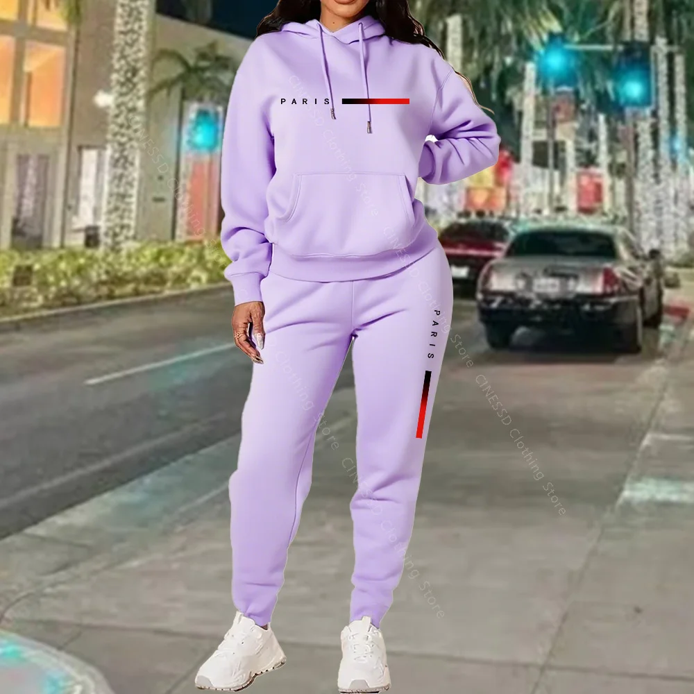 New Women's Sets Hoodie and Pa - Winter Clothing For Women 评论和价格