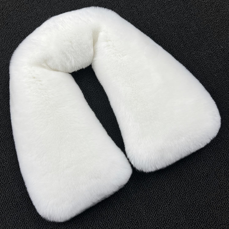 100% Rex Rabbit Fur Collar Men - Winter Clothing Pk 评论和价格