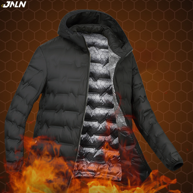 JNLN Men's Winter Down Jacket  - Winter Clothing Hiking 评论和价格