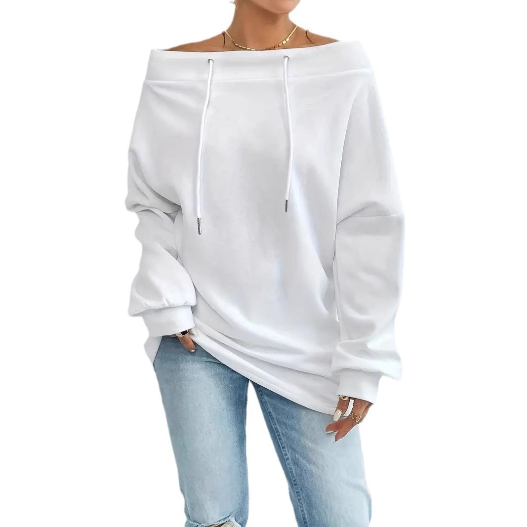 Women's Off Shoulder Loose Fit - Winter Clothing Drawing 评论和价格