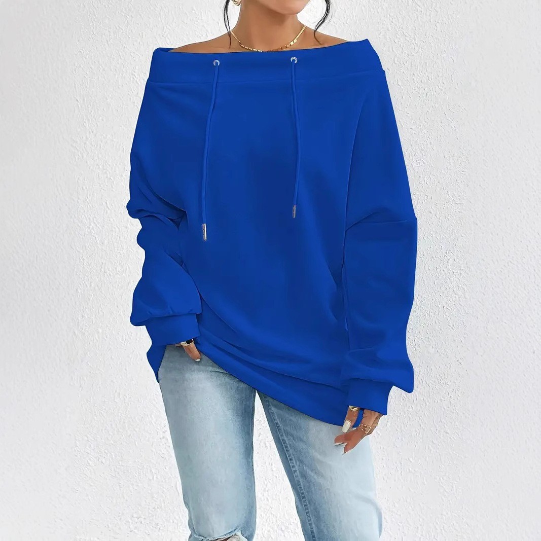 Women's Off Shoulder Loose Fit - Winter Clothing Drawing 评论和价格